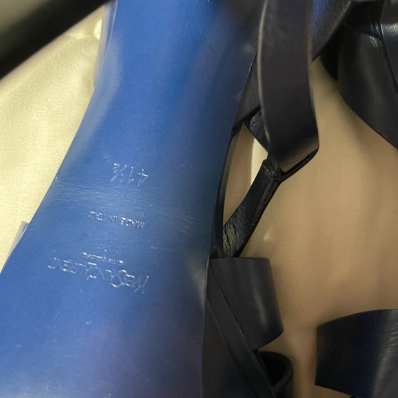 Used YSL cobalt tribute platform heels. - Picture 7 of 7